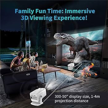 HCS350 Pro Game Projector – 1080p | 4K Support